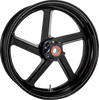 Performance Machine (Pm) Wheel - Pro-Am Race - Rear - Single Disc/With Abs - Black Ops - 17X6 1269-7716R-Proap-Smb