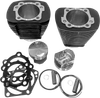 Revolution Performance, Llc Cylinder Kit - 85" - Black With Highlighted Fins Rp201-212W