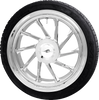 Coastal Moto Hurricane 3D Rear Right Wheel - Chrome (18") | Falken Tire (215/45Zr18) Pkg-Hurr-187T-Ch