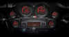 Koso North America Hd-02 6-Piece Gauge Kit - Black Ba050907