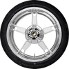 Coastal Moto Wheel Rear Daytona W/Tire Abs(Tpms) Chr 18" 09 Touring Pkg-Day185Ch-24Abst