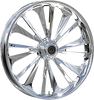 Rc Components Wheel - Dillinger - Front - Dual Disc/Without Abs - Chrome - 21X3.5 - Flh 213Hd031Non138C