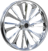 Rc Components Wheel - Dillinger - Front - Single Disc/Without Abs - Chrome - 21X3.5 - Flh 213Hd032Non138C