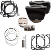 S&S Cycle Cylinder Kit 4.25" Bore4.375" Stroke Wblack No Highlight M8 910-0681A