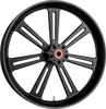 Performance Machine (Pm) Wheel - Sierra - Front - Dual Disc/Without Abs - Black - 21X3.5 1202-7106R-Srraj-Smb