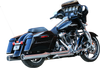 S&S Cycle El Dorado Dual Exhaust System - Chrome - Chrome Tracer 550-0851A