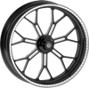 Rsd Wheel - Delmar - Front - Dual Disc/With Abs - Black/Contrast Cut Ops - 21X3.5 - '08+ Fld 12047106Deljsm