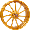 Performance Machine (Pm) Wheel - Assault - Front - Dual Disc/Without Abs - Gold Ops - 21X3.5 1202-7106R-Aslajap-G