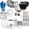 S&S Cycle 129" Power Package Engine Performance Kit - Gear Drive - Oil Cooled - Non-Highlighted Fins - M8 310-1228