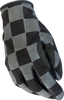 Z1R Glove Reflective Checkers Black Xl