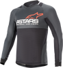 Drop 8.0 Long-Sleeve Jersey - Black/Coral - Medium 1766921-1793-Md