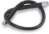 Drag Specialties Universal Brake Line - Black - 14"