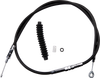 Drag Specialties High-Efficiency Black Vinyl Clutch Cable - 52-3/4"