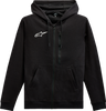 Asymmetrical Zip-Up Hoodie - Black - Medium 12135103010M