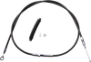Drag Specialties High-Efficiency Black Vinyl Clutch Cable - 70-7/16"
