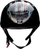 Z1R Vagrant Helmet - Usa Skull - Black - Medium