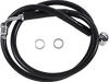Drag Specialties Brake Line - +10" - Black - '18-'21 Softail