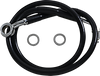 Drag Specialties Brake Line - +8" - Black - '18-'22 Softail