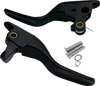 Drag Specialties Lever Set Short Matte Black 21-23 Tour