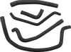 Moose Utility Replacement Radiator Hose Kit - Black - Polaris 100-3445-Pu
