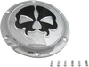 Drag Specialties Split Skull Derby Cover - Chrome