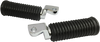 Drag Specialties Rubber Foot Pegs - Driver - Chrome - Xl