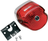 Drag Specialties Taillight - Laydown/Blue Dot - Harley Davidson