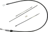 Drag Specialties Quick Connect Clutch Cable - Upper - 36" - Black/Black
