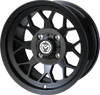Wheel - 27X - Front - Black - 12X7 - 4/136 - 4+3 27Mo127136Mb4