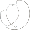 Drag Specialties Brake Line - Front (Lower/Mid) - Stainless Steel