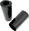 Drag Specialties Fork Slider Covers - Stock Length - Gloss Black - Smooth