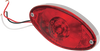 Drag Specialties Taillight - Cat Eye - Ultra Thin - Red Lens