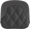 Saddlemen Tall Sissy Bar Pad - Roadsofa - Lattice Stitch - Black - Fl '99-'23 040744