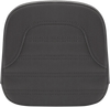 Saddlemen Sissy Bar Pad - Roll & Pleat - Black - Fl '99-'23 040761