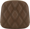 Saddlemen Sissy Bar Pad - Lattice Stitched - Brown Fl '99-'22 040745