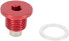 Moose Racing Magnetic Drain Plug - Red - Husqvarna Dp126