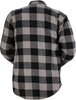 Z1R Duke Flannel Shirt - Gray/Black - 4Xl