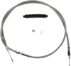Drag Specialties High-Efficiency Braided Stainless Steel Clutch Cable - 60"
