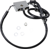 Drag Specialties Frt Brake Line Xl Bk +6