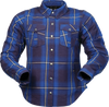 Z1R Jacket Wmn Ashwood Flannel Blue/Navy Md