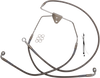 Drag Specialties Brake Line - Front - +10" - Touring - Stainless Steel
