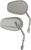 Drag Specialties Replacement Mirrors - Short Stem - Chrome
