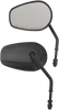 Drag Specialties Replacement Mirrors - Short Stem - Black