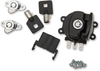 Drag Specialties Side Hinge Ignition Switch With Saddlebag Lock - Gloss Black