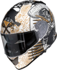Z1R Warrant Helmet - Sombrero - White/Gold - Small