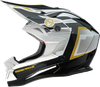 Moose Offroad Helmet Mr3 F.A.F. Black/White/Gold Sm 0110-8928