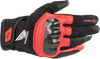 Honda Smx Z Drystar Gloves - Black/Bright Red - Large 3527321-1303-L