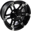 Ams Wheel - Roll'N 104 - Front/Rear - Machined Black - 12X7 - 4/110 - 5+2 2709-031Ab