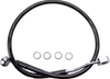 Drag Specialties Brake Line - Rear - Master Cylinder To Abs - Black