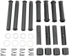 Drag Specialties Pushrod Tube Kit - Black - Big Twin